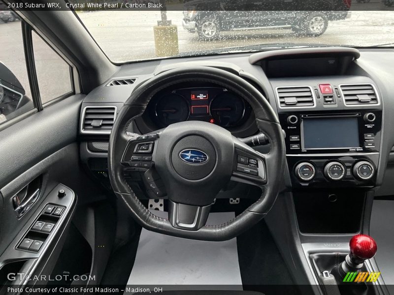 Crystal White Pearl / Carbon Black 2018 Subaru WRX