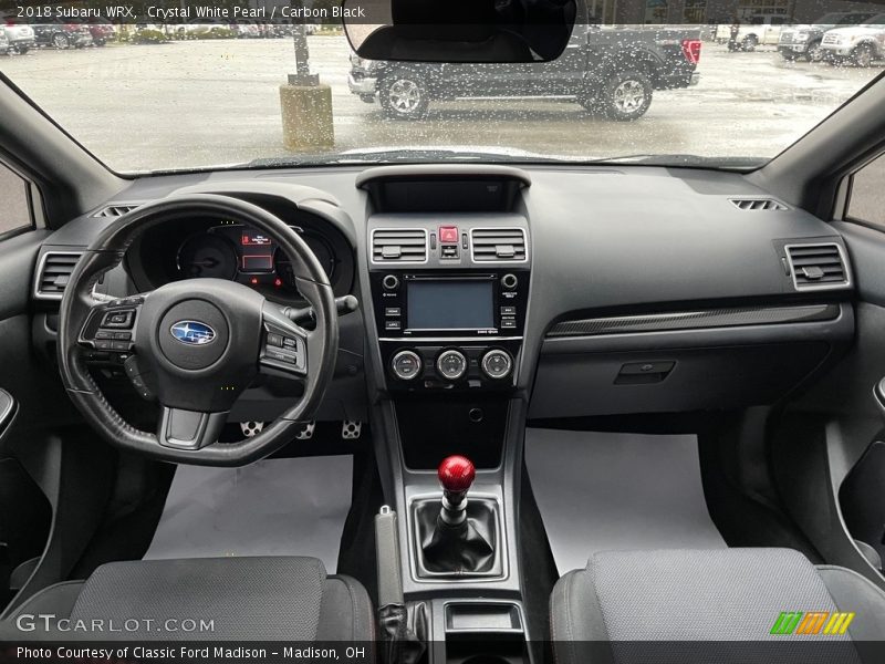 Crystal White Pearl / Carbon Black 2018 Subaru WRX
