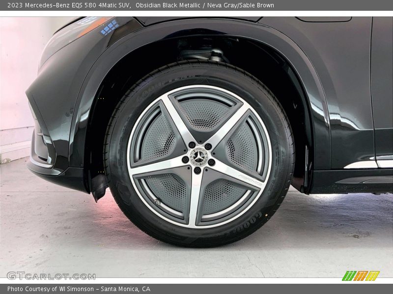 Obsidian Black Metallic / Neva Gray/Sable Brown 2023 Mercedes-Benz EQS 580 4Matic SUV