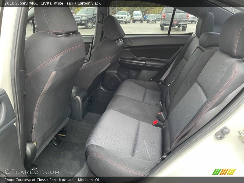 Crystal White Pearl / Carbon Black 2018 Subaru WRX