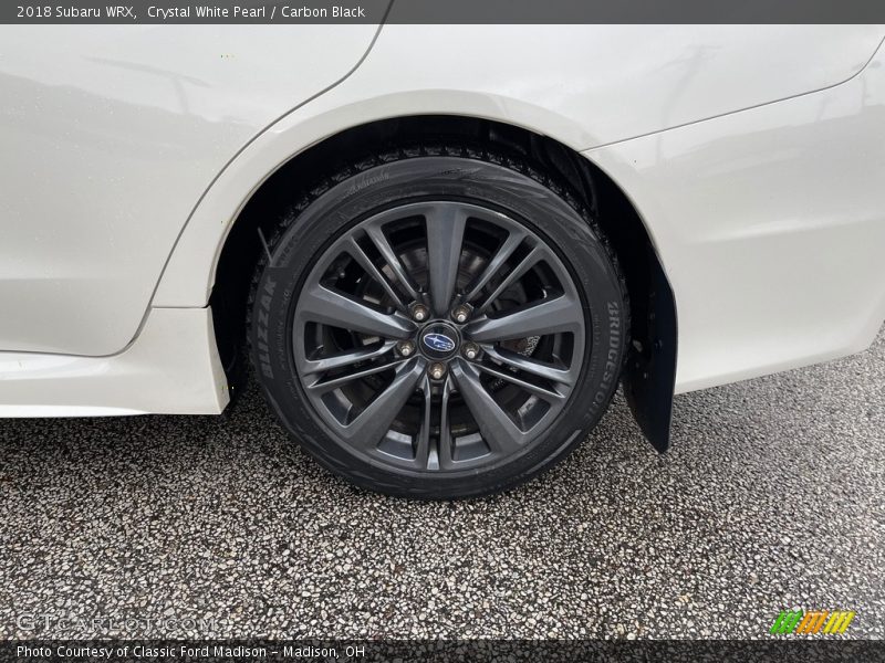 Crystal White Pearl / Carbon Black 2018 Subaru WRX