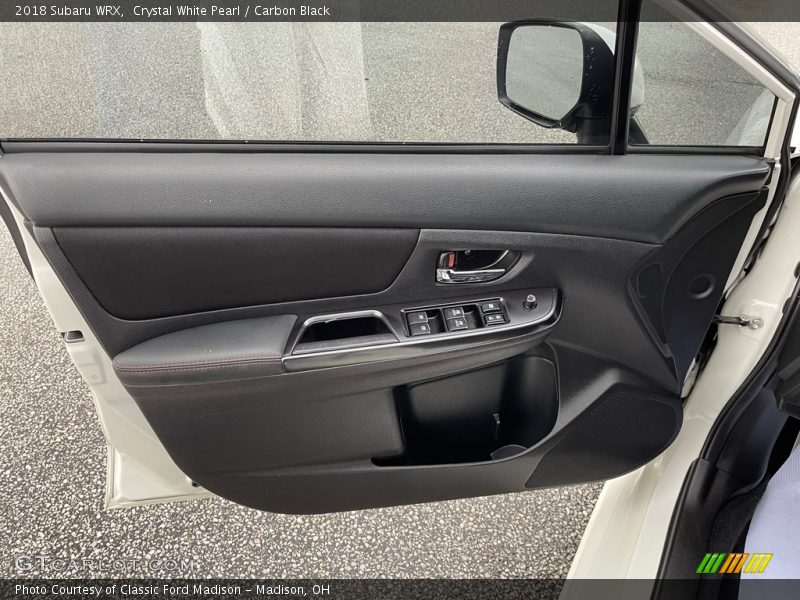 Crystal White Pearl / Carbon Black 2018 Subaru WRX