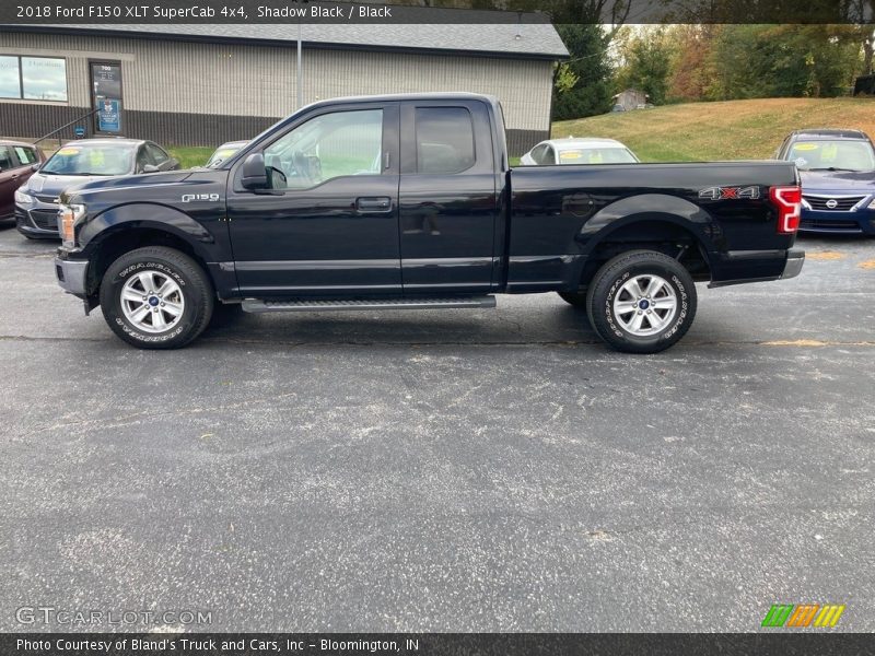 Shadow Black / Black 2018 Ford F150 XLT SuperCab 4x4