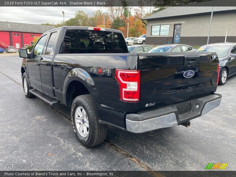 Shadow Black / Black 2018 Ford F150 XLT SuperCab 4x4