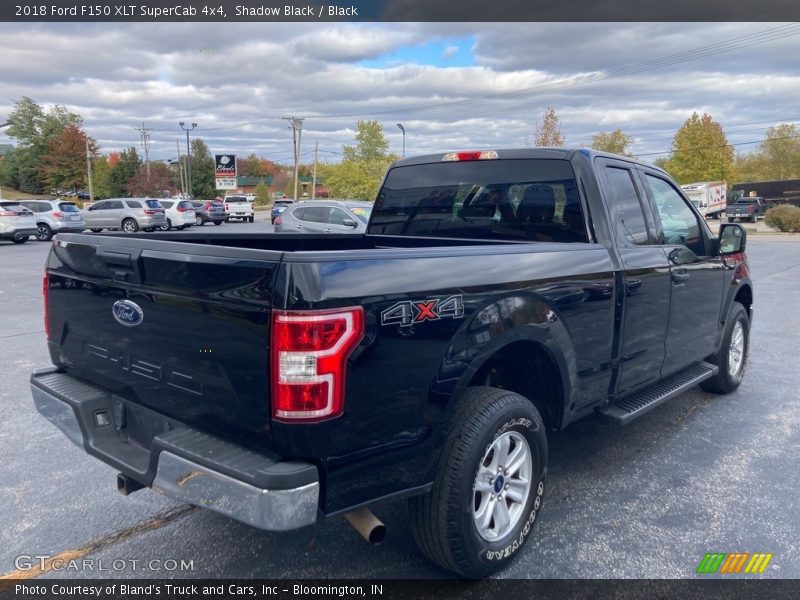 Shadow Black / Black 2018 Ford F150 XLT SuperCab 4x4