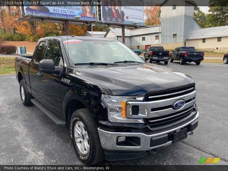 Shadow Black / Black 2018 Ford F150 XLT SuperCab 4x4