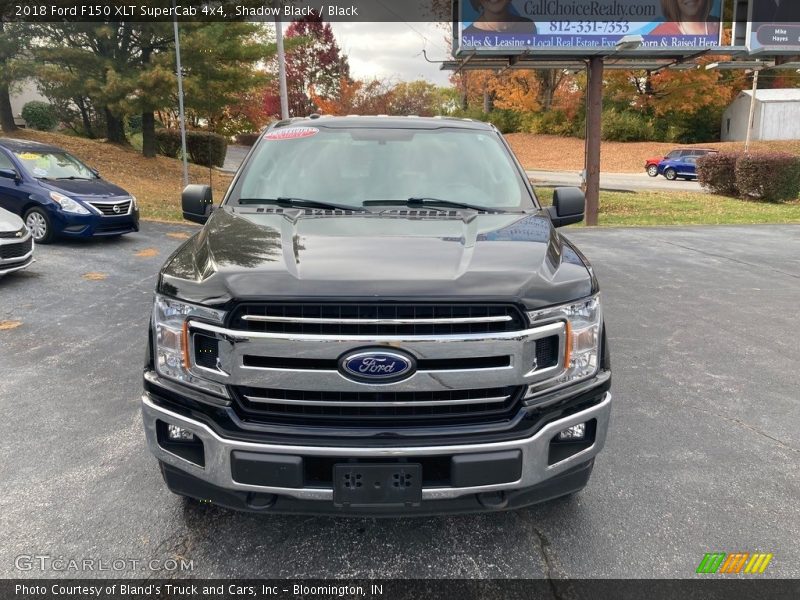 Shadow Black / Black 2018 Ford F150 XLT SuperCab 4x4