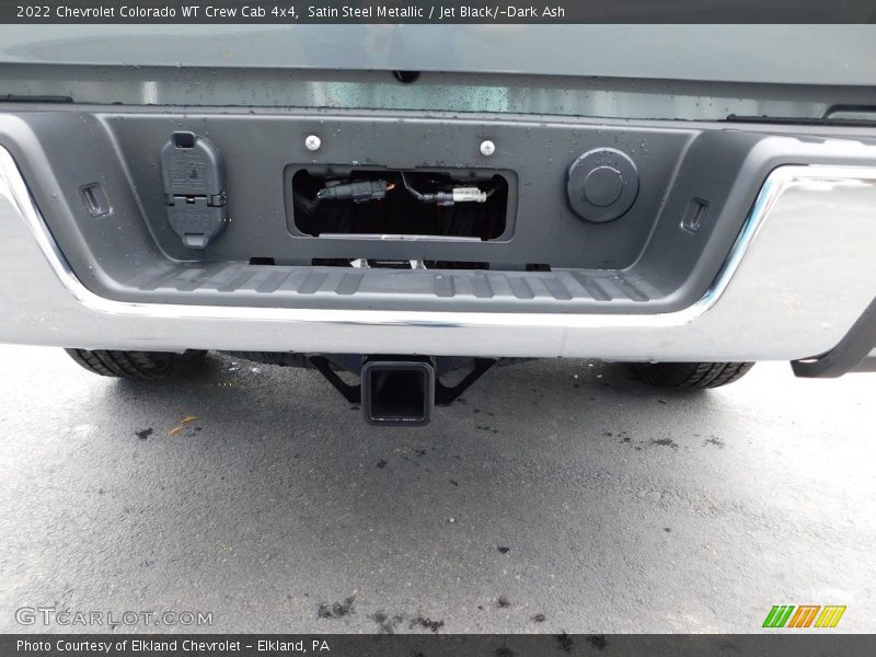 Satin Steel Metallic / Jet Black/­Dark Ash 2022 Chevrolet Colorado WT Crew Cab 4x4