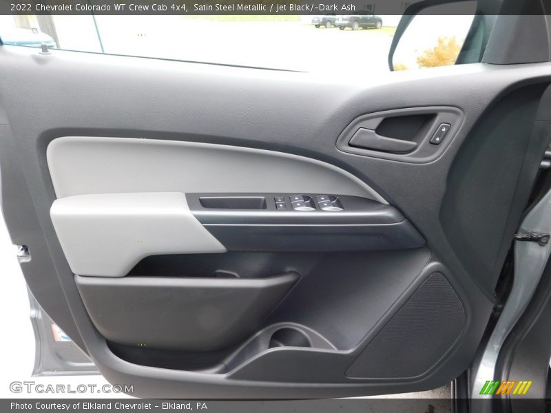 Satin Steel Metallic / Jet Black/­Dark Ash 2022 Chevrolet Colorado WT Crew Cab 4x4