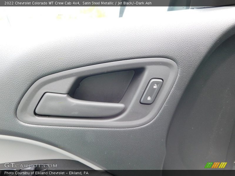 Satin Steel Metallic / Jet Black/­Dark Ash 2022 Chevrolet Colorado WT Crew Cab 4x4