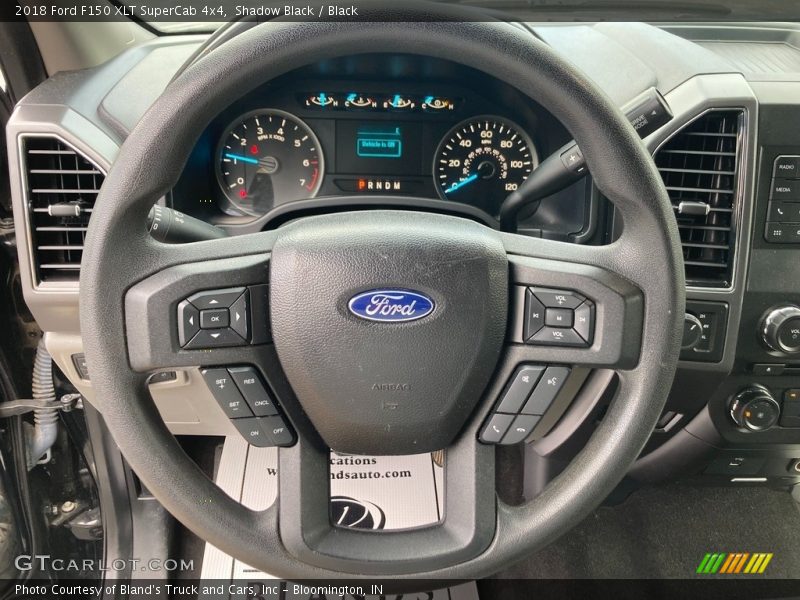 Shadow Black / Black 2018 Ford F150 XLT SuperCab 4x4