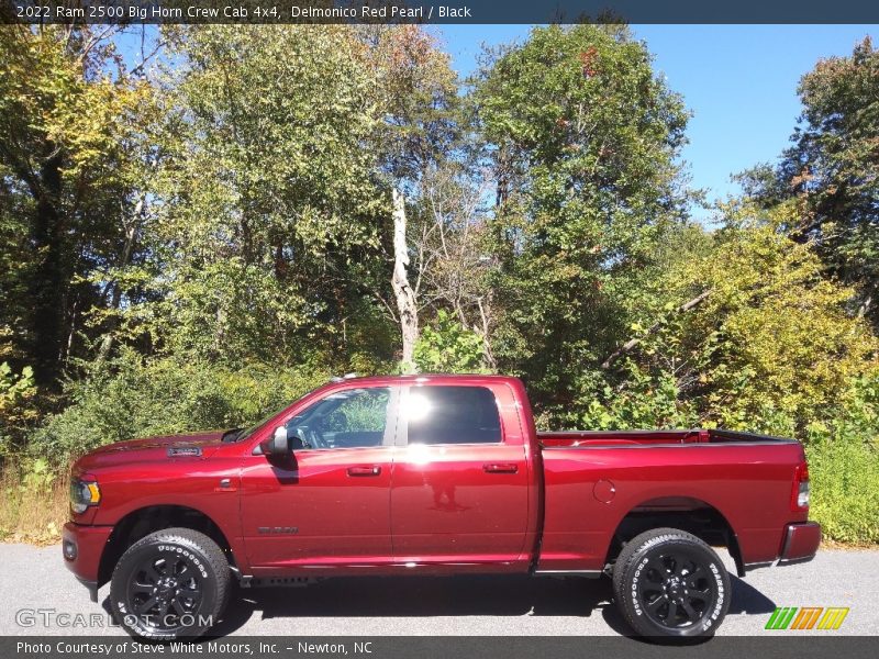Delmonico Red Pearl / Black 2022 Ram 2500 Big Horn Crew Cab 4x4