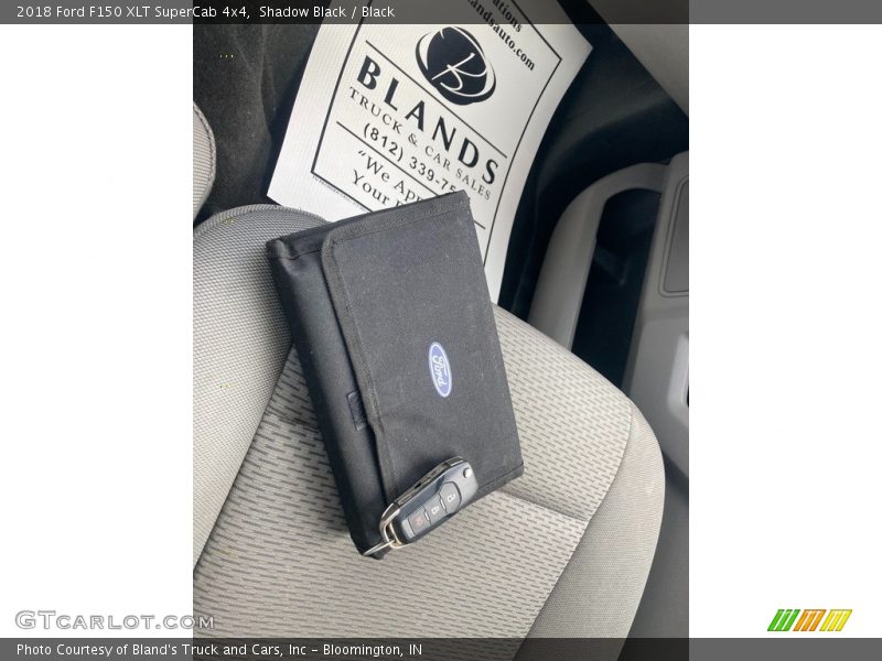 Shadow Black / Black 2018 Ford F150 XLT SuperCab 4x4