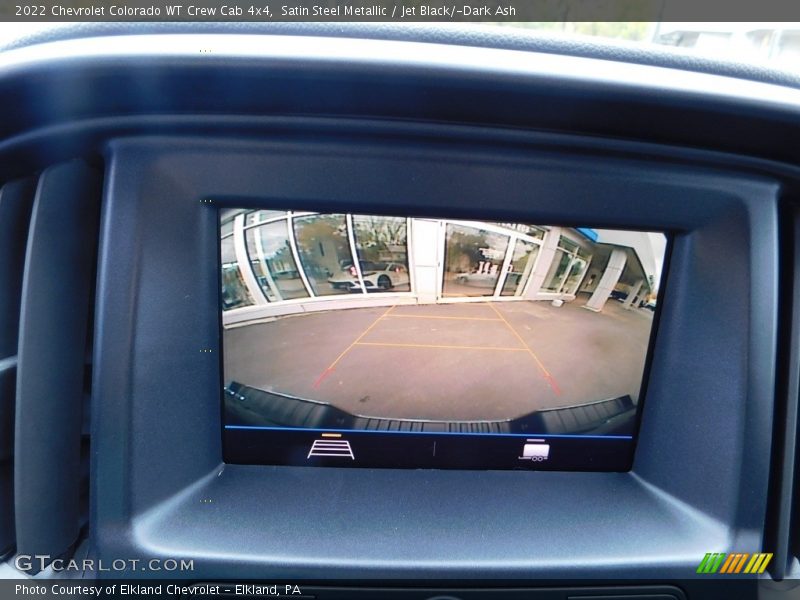 Satin Steel Metallic / Jet Black/­Dark Ash 2022 Chevrolet Colorado WT Crew Cab 4x4