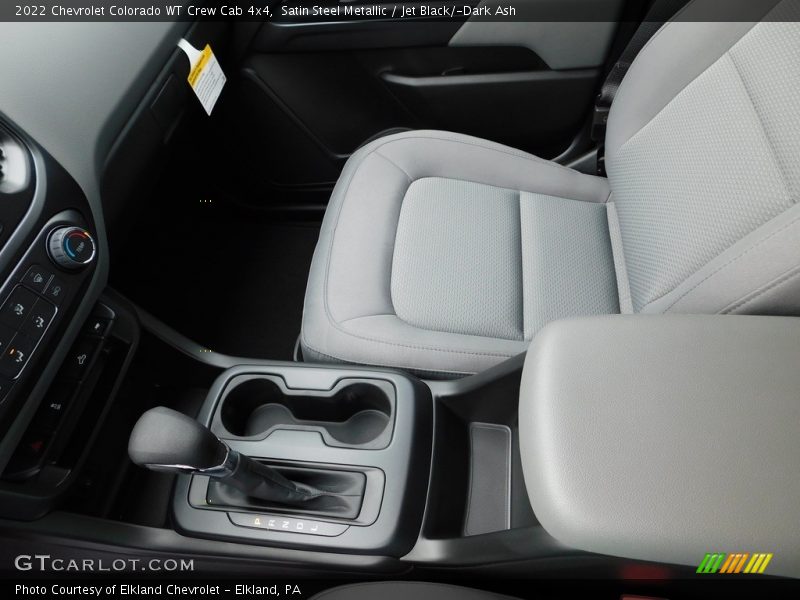 Satin Steel Metallic / Jet Black/­Dark Ash 2022 Chevrolet Colorado WT Crew Cab 4x4