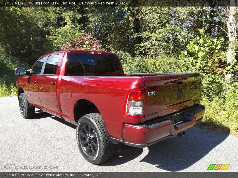 Delmonico Red Pearl / Black 2022 Ram 2500 Big Horn Crew Cab 4x4