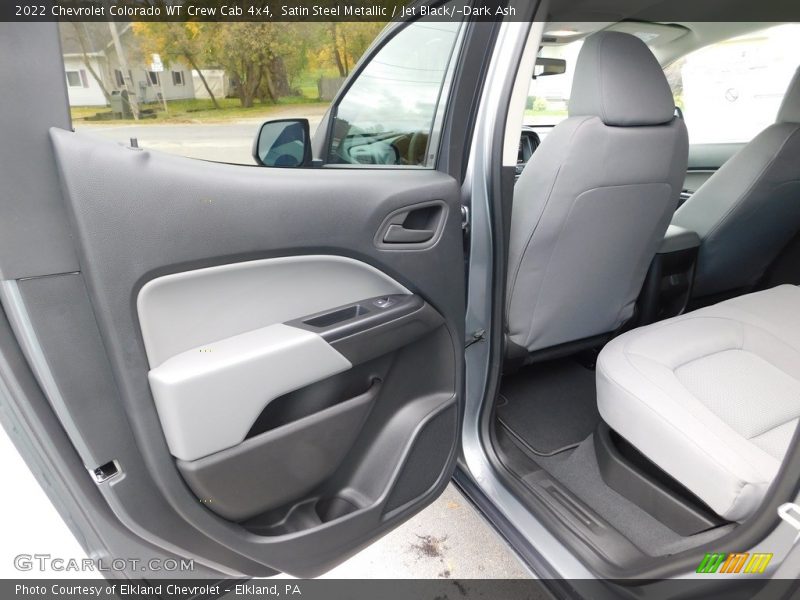 Satin Steel Metallic / Jet Black/­Dark Ash 2022 Chevrolet Colorado WT Crew Cab 4x4