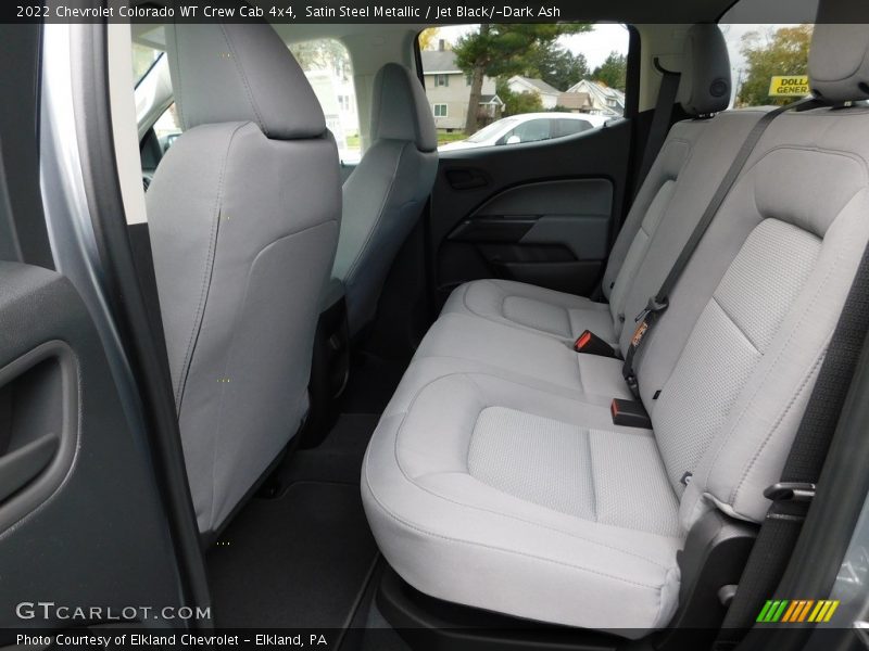 Satin Steel Metallic / Jet Black/­Dark Ash 2022 Chevrolet Colorado WT Crew Cab 4x4