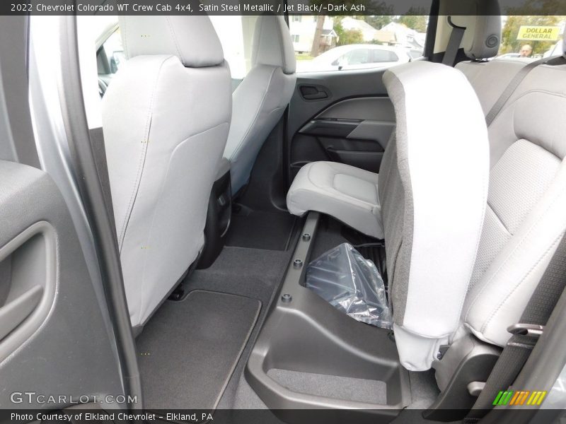 Satin Steel Metallic / Jet Black/­Dark Ash 2022 Chevrolet Colorado WT Crew Cab 4x4