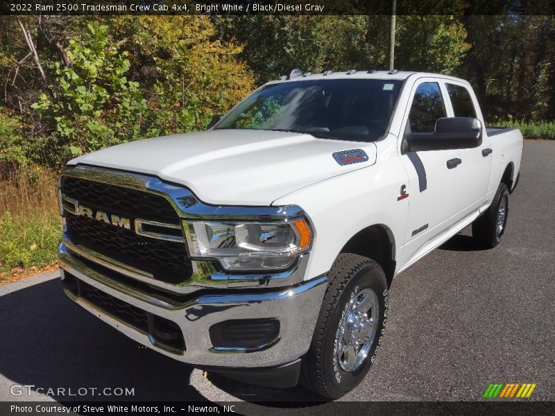 Bright White / Black/Diesel Gray 2022 Ram 2500 Tradesman Crew Cab 4x4