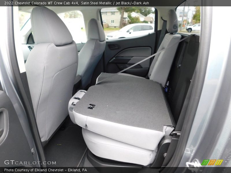 Satin Steel Metallic / Jet Black/­Dark Ash 2022 Chevrolet Colorado WT Crew Cab 4x4