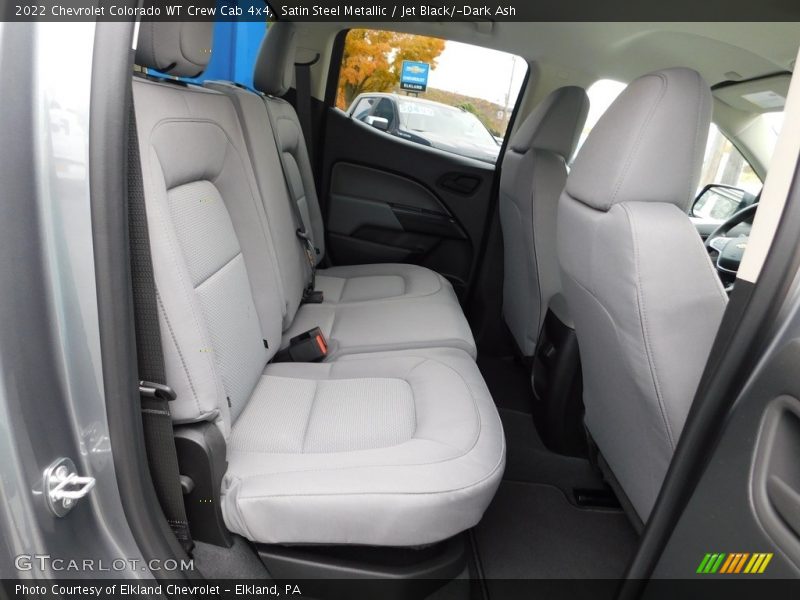 Satin Steel Metallic / Jet Black/­Dark Ash 2022 Chevrolet Colorado WT Crew Cab 4x4