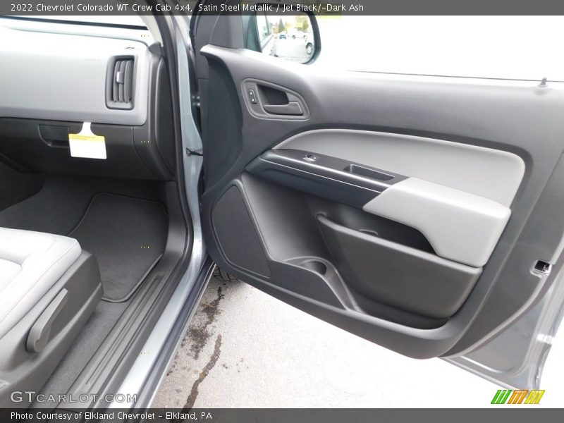 Satin Steel Metallic / Jet Black/­Dark Ash 2022 Chevrolet Colorado WT Crew Cab 4x4