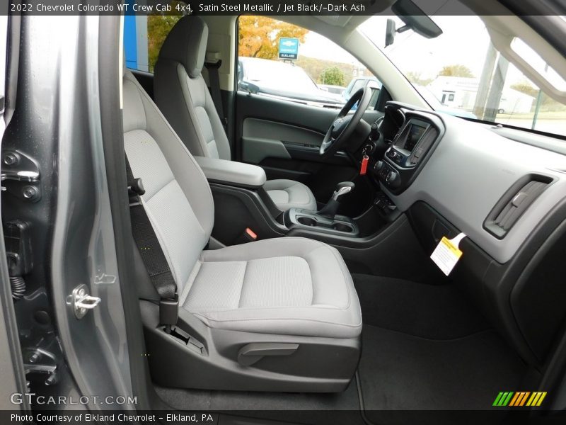 Satin Steel Metallic / Jet Black/­Dark Ash 2022 Chevrolet Colorado WT Crew Cab 4x4