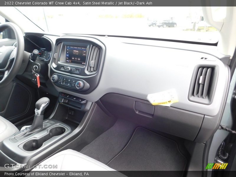 Satin Steel Metallic / Jet Black/­Dark Ash 2022 Chevrolet Colorado WT Crew Cab 4x4