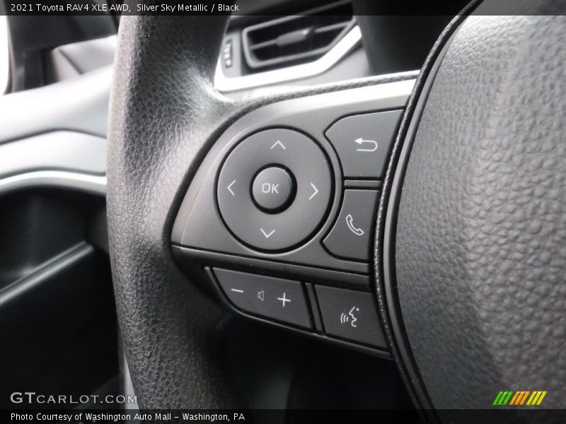 Silver Sky Metallic / Black 2021 Toyota RAV4 XLE AWD