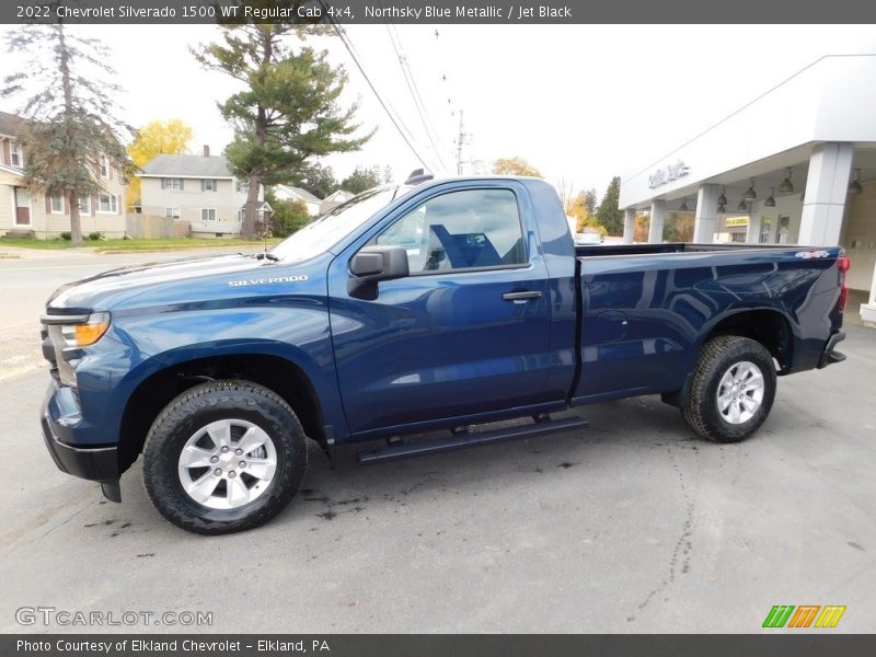  2022 Silverado 1500 WT Regular Cab 4x4 Northsky Blue Metallic