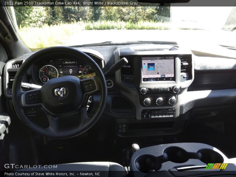 Bright White / Black/Diesel Gray 2022 Ram 2500 Tradesman Crew Cab 4x4
