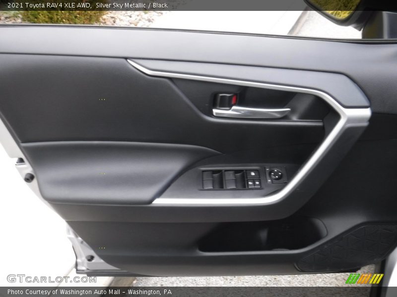 Silver Sky Metallic / Black 2021 Toyota RAV4 XLE AWD