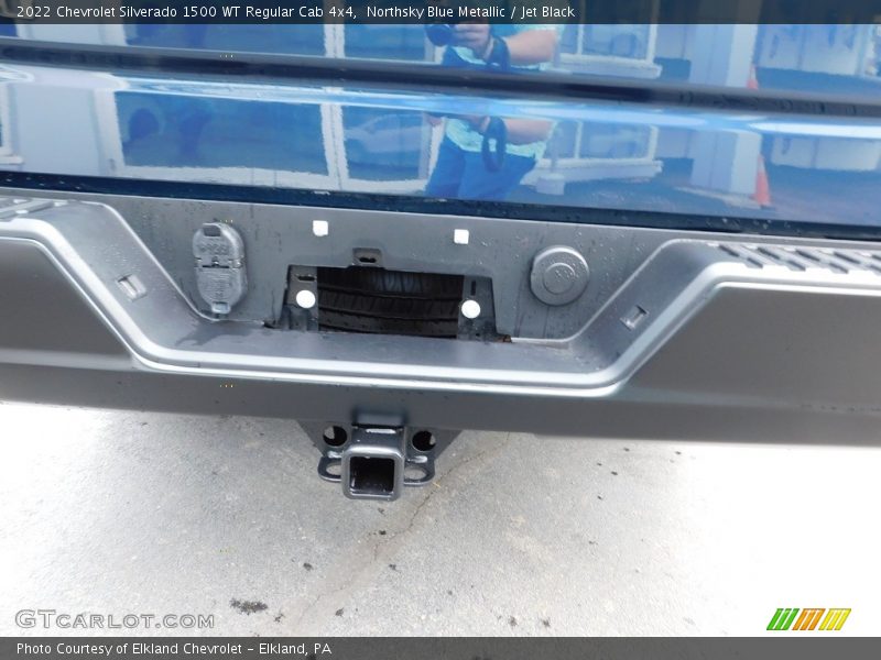 Northsky Blue Metallic / Jet Black 2022 Chevrolet Silverado 1500 WT Regular Cab 4x4