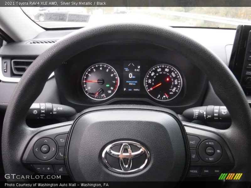 Silver Sky Metallic / Black 2021 Toyota RAV4 XLE AWD
