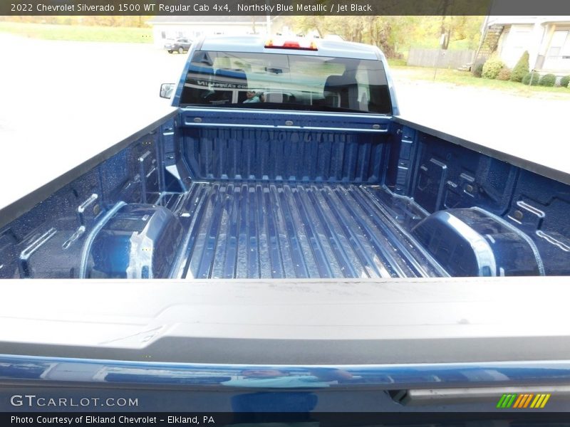 Northsky Blue Metallic / Jet Black 2022 Chevrolet Silverado 1500 WT Regular Cab 4x4