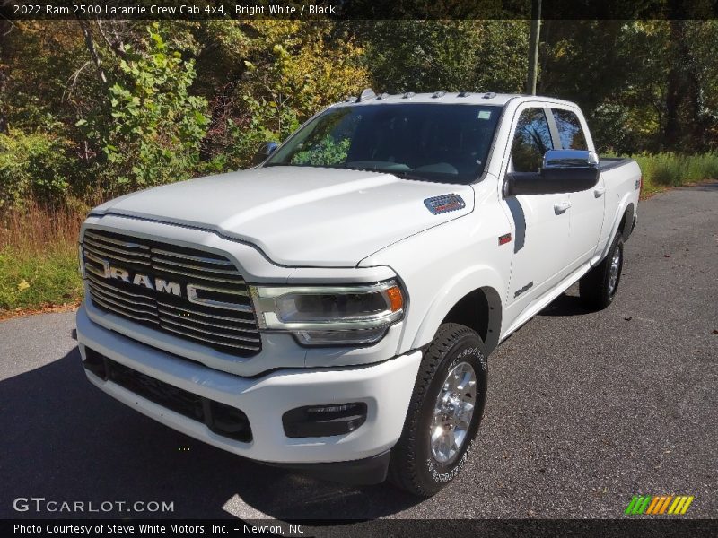 Bright White / Black 2022 Ram 2500 Laramie Crew Cab 4x4