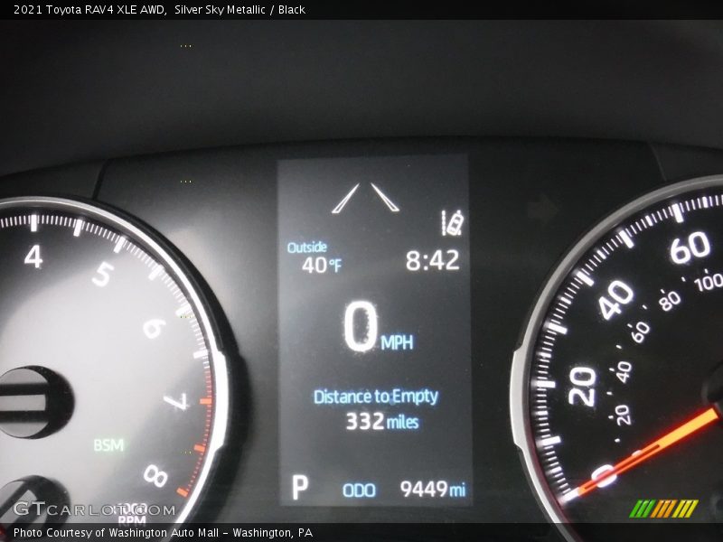 Silver Sky Metallic / Black 2021 Toyota RAV4 XLE AWD
