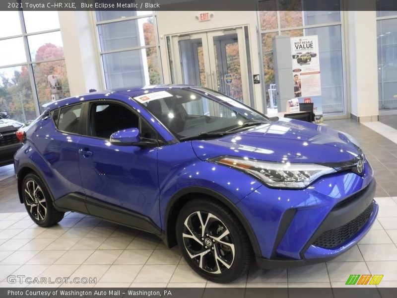 Blue Eclipse Metallic / Black 2021 Toyota C-HR XLE