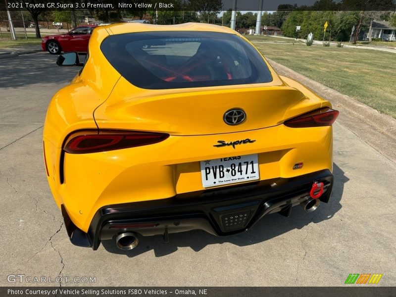 Exhaust of 2021 GR Supra 3.0 Premium