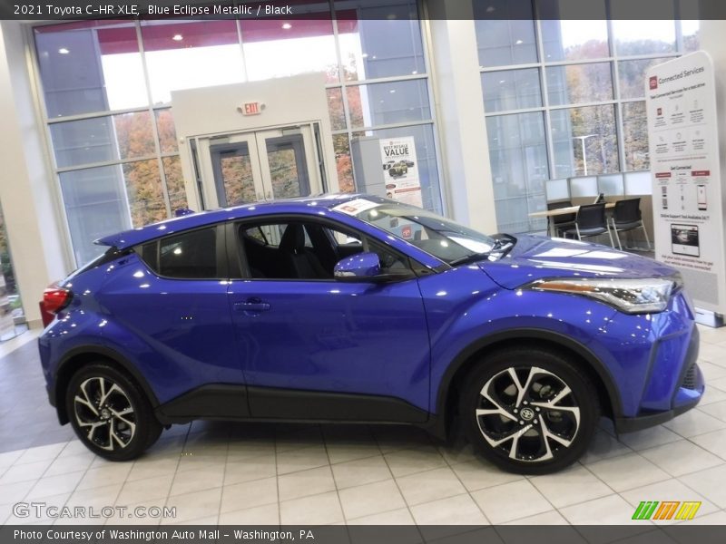 Blue Eclipse Metallic / Black 2021 Toyota C-HR XLE
