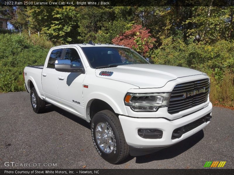 Bright White / Black 2022 Ram 2500 Laramie Crew Cab 4x4