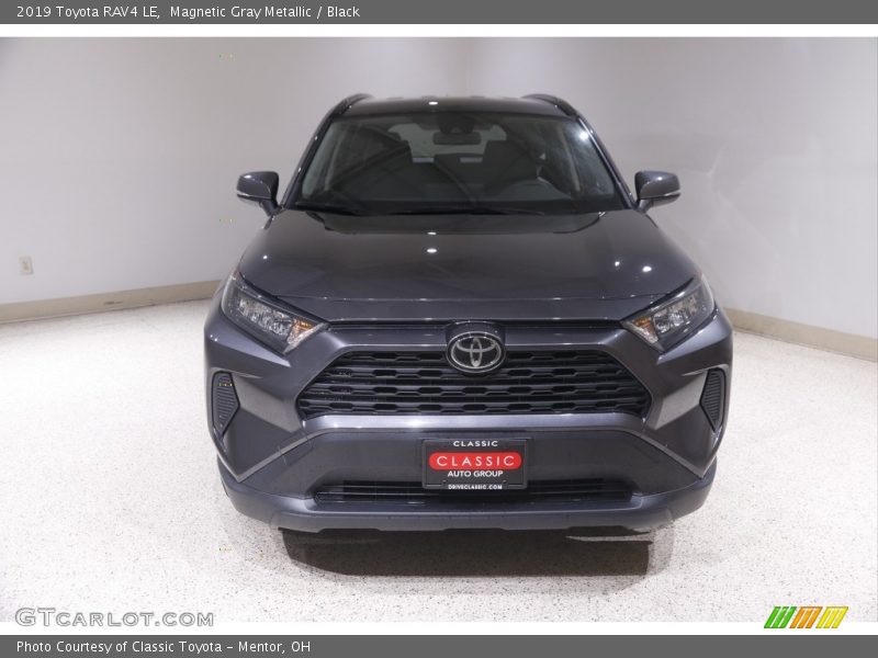Magnetic Gray Metallic / Black 2019 Toyota RAV4 LE