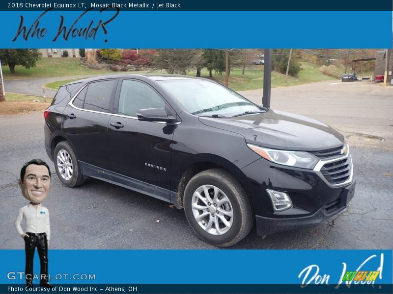 Mosaic Black Metallic / Jet Black 2018 Chevrolet Equinox LT
