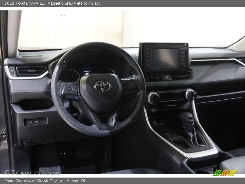 Magnetic Gray Metallic / Black 2019 Toyota RAV4 LE