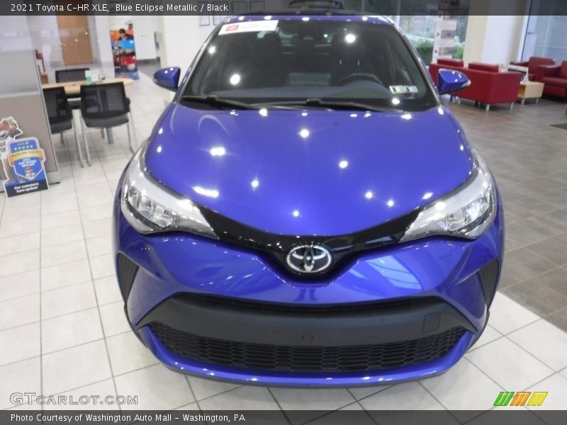 Blue Eclipse Metallic / Black 2021 Toyota C-HR XLE