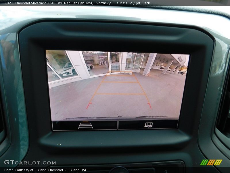 Northsky Blue Metallic / Jet Black 2022 Chevrolet Silverado 1500 WT Regular Cab 4x4