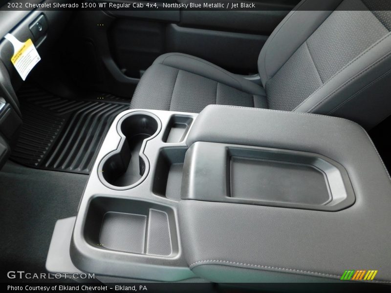 Northsky Blue Metallic / Jet Black 2022 Chevrolet Silverado 1500 WT Regular Cab 4x4