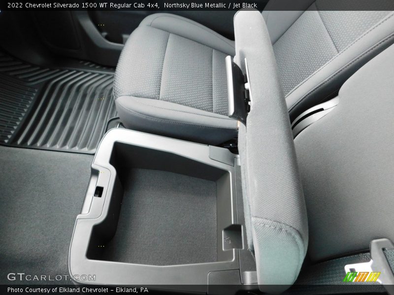 Northsky Blue Metallic / Jet Black 2022 Chevrolet Silverado 1500 WT Regular Cab 4x4