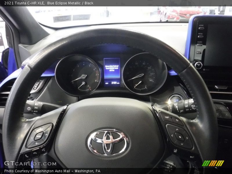 Blue Eclipse Metallic / Black 2021 Toyota C-HR XLE